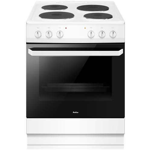 AFS1630WH 60cm freestanding cooker single cavity with electric hob