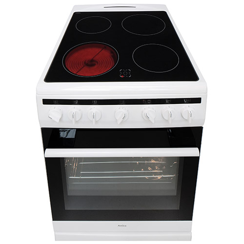 508CE2MSW 50cm freestanding electric cooker with ceramic hob, white Alternative ()