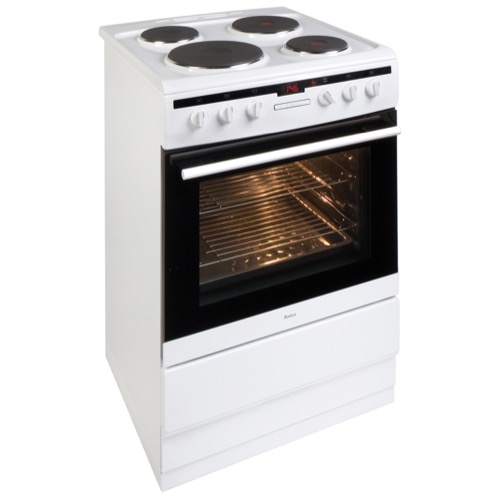 608EE2TAW 60cm freestanding electric cooker with electric plate hob, white Alternative ()
