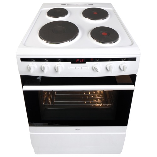 608EE2TAW 60cm freestanding electric cooker with electric plate hob, white Alternative ()